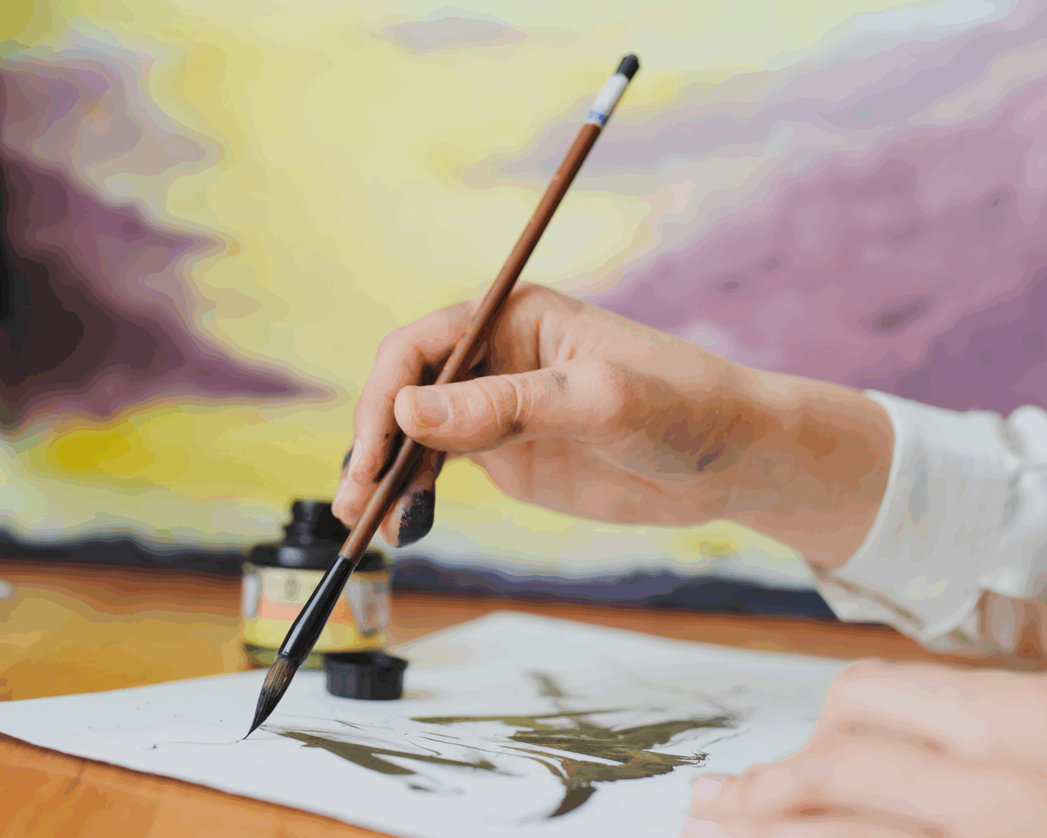 NP Enseignement, art écriture manuscrite