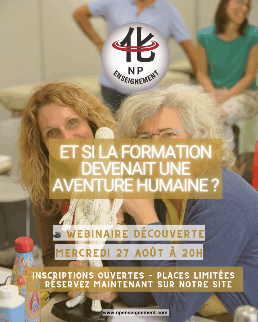 Enseignant en Thérapies Manuelles Chinoises de NP Enseignement partageant son expérience lors d’un webinaire gratuit